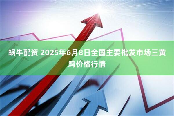蜗牛配资 2025年6月8日全国主要批发市场三黄鸡价格行情
